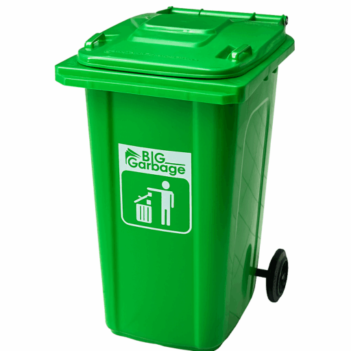 TEMPAT SAMPAH PLASTIK BESAR 240 LITER NAPOLLY TIPE 240 V3 + RODA | BIG GARBAGE UKURAN 72 x 57,5 x 100 CM | KIRIM KE SELURUH INDONESIA