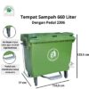 TEMPAT SAMPAH PLASTIK BESAR 660 LITER GREEN LEAF TIPE 2306 BIO DUSTBIN: Solusi Ideal untuk Manajemen Sampah Skala Besar