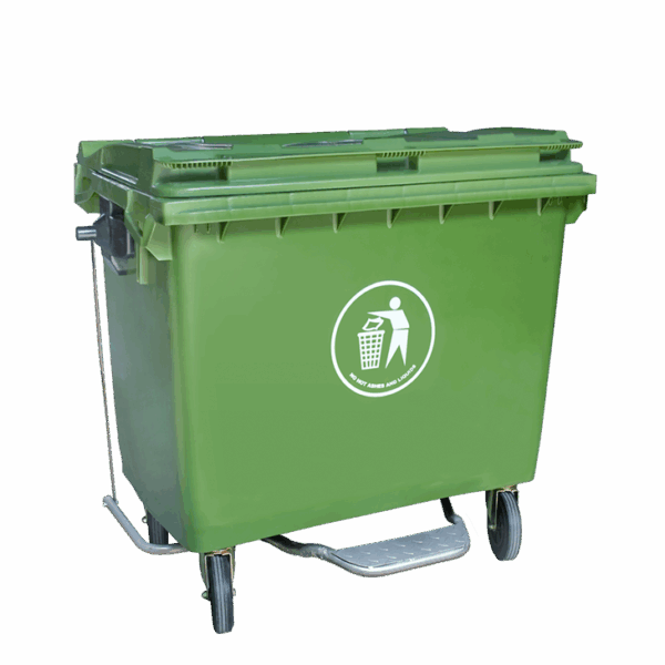 TEMPAT SAMPAH PLASTIK BESAR 660 LITER GREEN LEAF TIPE 2306 BIO DUSTBIN: Solusi Ideal untuk Manajemen Sampah Skala Besar