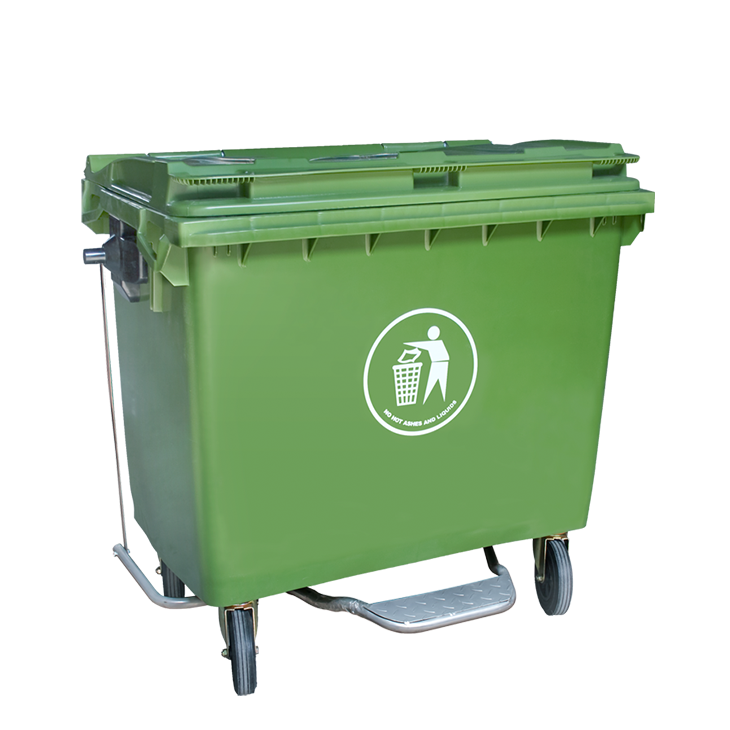 TEMPAT SAMPAH PLASTIK BESAR 660 LITER GREEN LEAF TIPE 2306 BIO DUSTBIN: Solusi Ideal untuk Manajemen Sampah Skala Besar