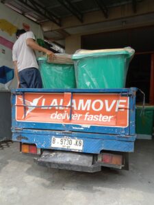 TEMPAT SAMPAH PLASTIK BESAR ATARI 360 LITER, KIRIM KE CIDENG - JAKARTA PUSAT Oleh Tim RAJA PLASTIK INDONESIA