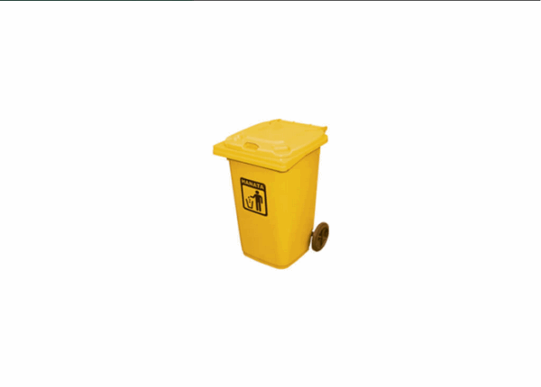 TEMPAT SAMPAH BESAR PLASTIK 100 LITER HANATA HNT-4200 KUNING TEMPAT SAMPAH BESAR PLASTIK 100 LITER HANATA TIPE HNT-4002 | TEMPATSAMPAHPLASTIK.ID