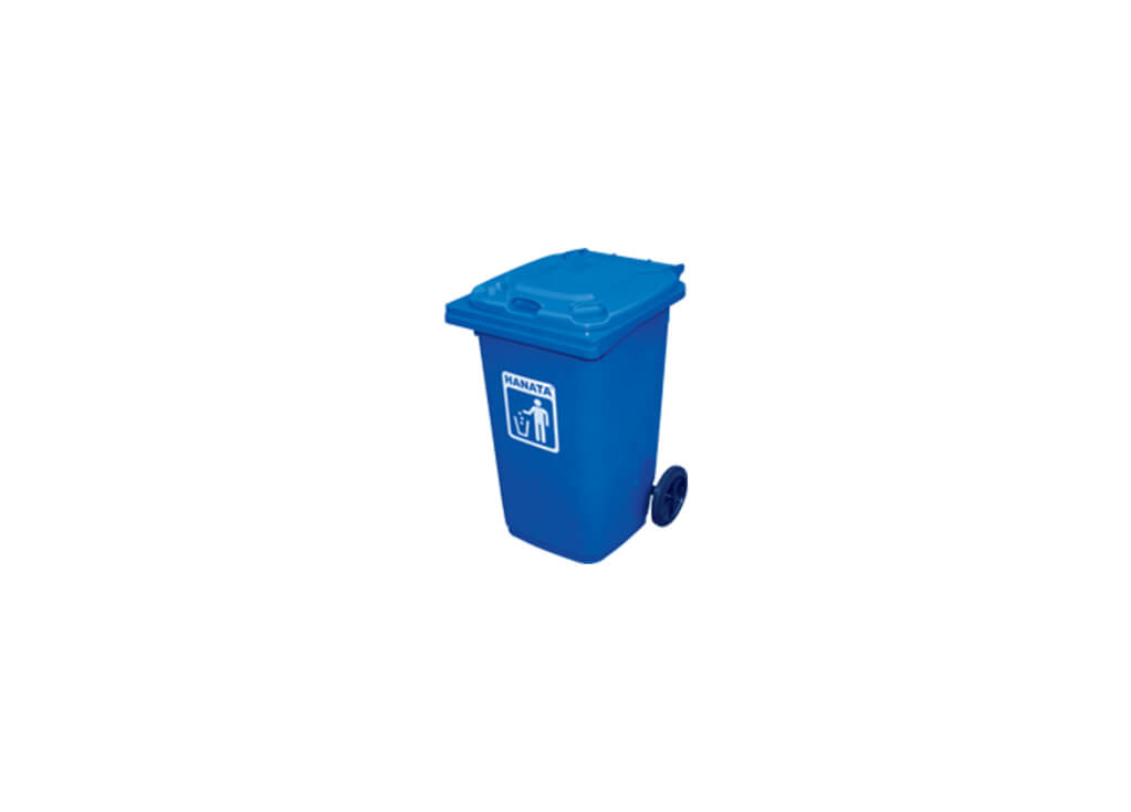 TEMPAT SAMPAH BESAR PLASTIK 120 LITER HANATA TIPE HNT-4003 | TEMPATSAMPAHPLASTIK.ID