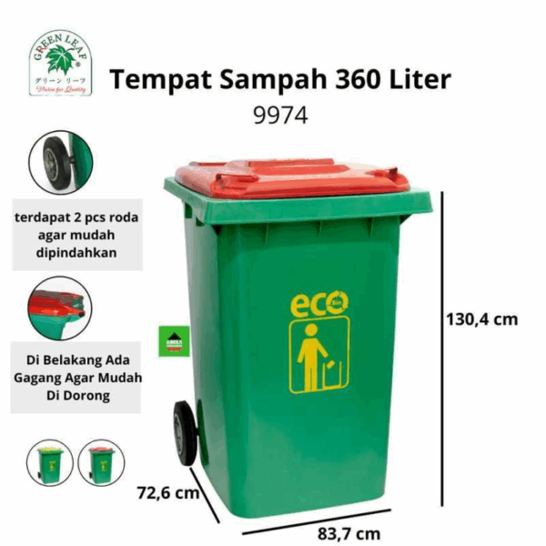 TEMPAT SAMPAH PLASTIK BESAR 360 LITER ATARI ECO DUSTBIN 9974 RAJA PLASTIK (2) TEMPAT SAMPAH PLASTIK BESAR 360 LITER ATARI ECO DUSTBIN 9974 | TEMPATSAMPAHPLASTIK.ID