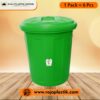 TONG SAMPAH PLASTIK BESAR 150 LITER + TUTUP TONG KUAT Dx