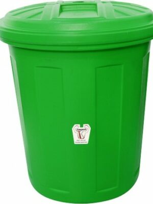 TONG SAMPAH PLASTIK BESAR 150 LITER + TUTUP TONG KUAT Dx