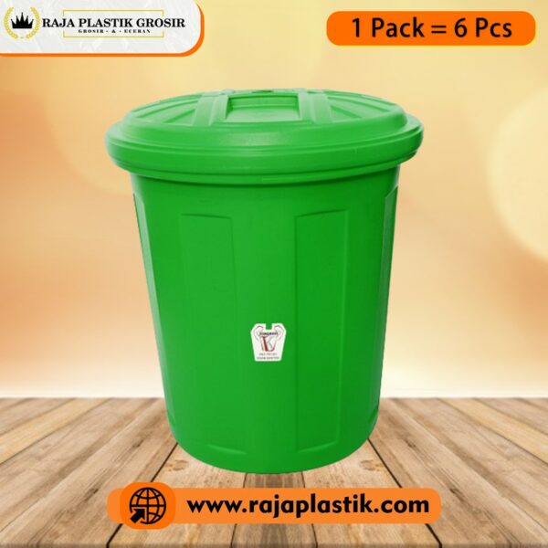 TONG SAMPAH PLASTIK BESAR 150 LITER + TUTUP TONG KUAT Dx TONG SAMPAH PLASTIK BESAR 150 LITER + TUTUP TONG KUAT Dx