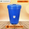 TONG SAMPAH PLASTIK BESAR 250 LITER TUTUP TONG KUAT