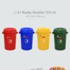 TEMPAT SAMPAH PLASTIK BESAR 150 LITER LION STAR ROCKY DUSTBIN C-82