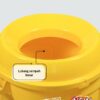 TEMPAT SAMPAH PLASTIK BESAR 150 LITER LION STAR ROCKY DUSTBIN C-82