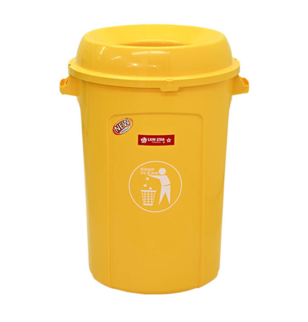 TEMPAT SAMPAH PLASTIK BESAR 150 LITER LION STAR ROCKY DUSTBIN C-82 | TEMPATSAMPAHPLASTIK.ID