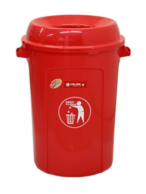TEMPAT SAMPAH PLASTIK BESAR 150 LITER LION STAR ROCKY DUSTBIN C-82 | TEMPATSAMPAHPLASTIK.ID