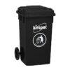 KIRAPAC KIRAPAC 100 LITER KLX 9100 HITAM TEMPAT SAMPAH BESAR PLASTIK HITAM 100 LITER KIRAPAC KLX 9100: Solusi Tempat Sampah Outdoor Kuat, Elegan, dan Tahan Lama