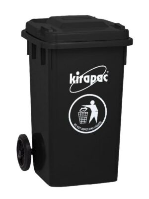 TEMPAT SAMPAH BESAR PLASTIK HITAM 100 LITER KIRAPAC KLX 9100: Solusi Tempat Sampah Outdoor Kuat, Elegan, dan Tahan Lama