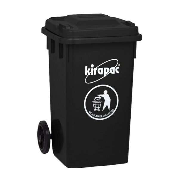 KIRAPAC KIRAPAC 100 LITER KLX 9100 HITAM TEMPAT SAMPAH BESAR PLASTIK HITAM 100 LITER KIRAPAC KLX 9100: Solusi Tempat Sampah Outdoor Kuat, Elegan, dan Tahan Lama