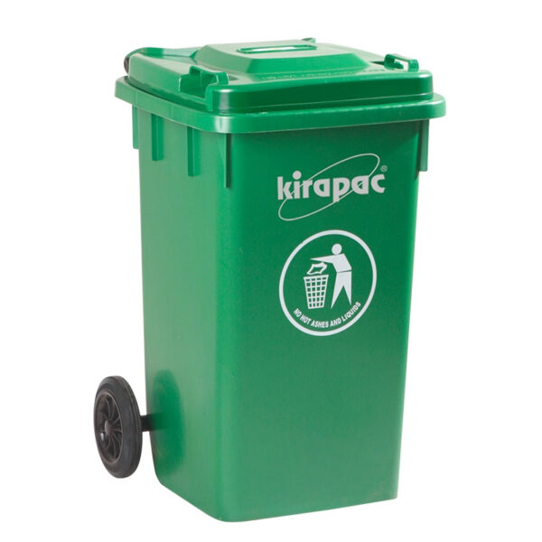 KIRAPAC KLX 9100 HIJAU ORIGINAL TEMPAT SAMPAH BESAR 100 LITER PLASTIK OUTDOOR KIRAPAC KLX 9100 HIJAU: Solusi Tempat Sampah Outdoor Kuat, Praktis & Tahan Lama