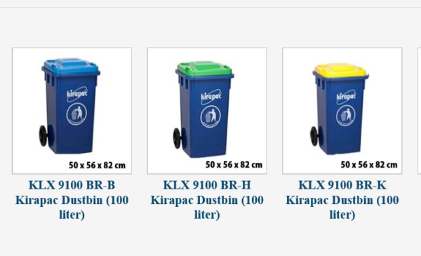 TEMPAT SAMPAH BESAR 100 LITER PLASTIK RODA KLX 9100 BR TUTUP KUNING HIJAU BIRU TEMPAT SAMPAH BESAR 100 LITER PLASTIK RODA KIRAPAC DUSTBIN KLX 9100 BR (BIRU) TUTUP KUNING KUNING & BIRU: Solusi Tempat Sampah Modern, Kuat, dan Multifungsi untuk Kebutuhan Outdoor