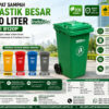 TEMPAT SAMPAH BESAR 120 LITER INDOBIN B120P TEMPAT SAMPAH PLASTIK BESAR 120 LITER INDOBIN TIPE B120P – Tempat Sampah HDPE Premium Berstandar EN840-5 untuk Industri, Perkantoran, HORECA & Fasilitas Umum