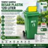 TEMPAT SAMPAH BESAR PLASTIK 120 LITER GREEN LEAF BIO DUSTBIN 2012 G TEMPAT SAMPAH BESAR PLASTIK 120 LITER GREEN LEAF BIO DUSTBIN 2012 G, Solusi Tempat Sampah Outdoor Berkualitas untuk Area Industri, Komersial, dan Fasilitas Umum