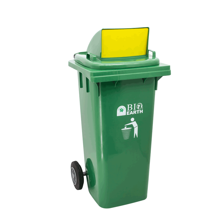 TEMPAT SAMPAH BESAR PLASTIK 120 LITER GREEN LEAF BIO DUSTBIN 2012 G, Solusi Tempat Sampah Outdoor Berkualitas untuk Area Industri, Komersial, dan Fasilitas Umum