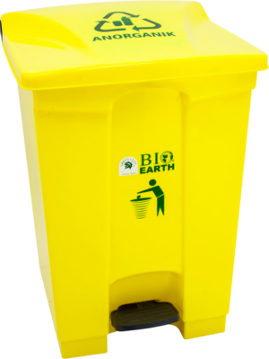 TEMPAT SAMPAH INJAK PLASTIK 50 LITER GL BIO DUSTBIN 2169 ANO (ANORGANIC PRINTING| TEMPATSAMPAHPLASTIK.ID