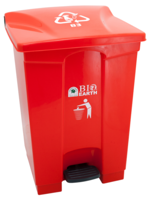 TEMPAT SAMPAH INJAK PLASTIK 50 LITER GL BIO DUSTBIN 2169 B3 (Hazardous & Toxic Printing) | TEMPATSAMPAHPLASTIK.ID