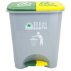 TEMPAT SAMPAH ORGANIK & ANORGANIK 2x22 LITER GREEN LEAF TIPE 2144 OR-NO TEMPAT SAMPAH ORGANIK & ANORGANIK 2x22 LITER GREEN LEAF TIPE 2144 OR-NO – Solusi Praktis Pemilahan Sampah Modern untuk Rumah, Kantor, HORECA & Industri