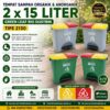 TEMPAT SAMPAH ORGANIK & ANORGANIK GREEN LEAF BIO DUSTBIN 2 x 15 LITER TIPE 2130 TEMPAT SAMPAH ORGANIK & ANORGANIK GREEN LEAF BIO DUSTBIN 2 x 15 LITER TIPE 2130 | RAJA PLASTIK INDONESIA