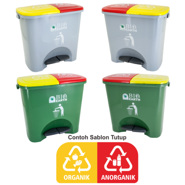 TEMPAT SAMPAH ORGANIK & ANORGANIK GREEN LEAF BIO DUSTBIN 2 x 15 LITER TIPE 2130 TEMPAT SAMPAH ORGANIK & ANORGANIK GREEN LEAF BIO DUSTBIN 2 x 15 LITER TIPE 2130 | TEMPATSAMPAHPLASTIK.ID
