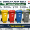 TEMPAT SAMPAH PLASTIK BESAR 240 LITER INDOBIN TIPE B240P: Solusi Tempat Sampah HDPE Berkualitas untuk Kebutuhan Industri, Komersial, dan Fasilitas Umum