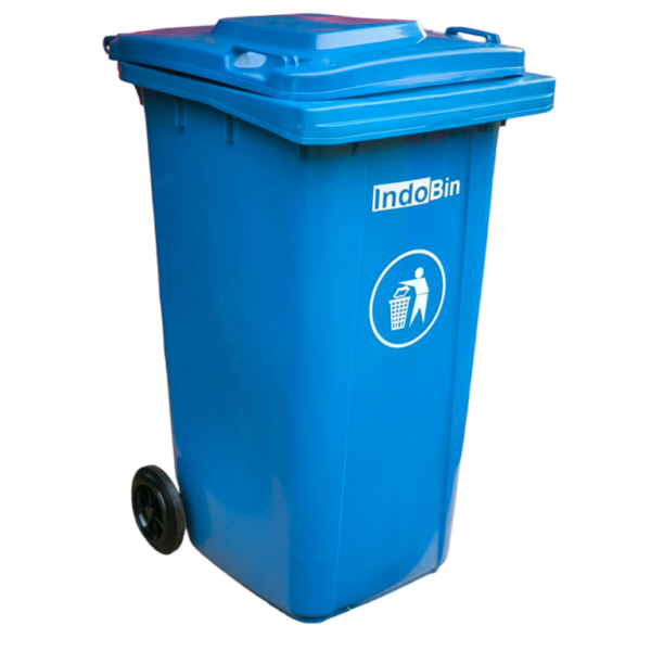TEMPAT SAMPAH PLASTIK BESAR 240 LITER INDOBIN TIPE B240P: Solusi Tempat Sampah HDPE Berkualitas untuk Kebutuhan Industri, Komersial, dan Fasilitas Umum