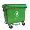 TEMPAT SAMPAH PLASTIK RODA SUPER BESAR 1100 LITER GREEN LEAF BIO DUSTBIN TIPE 2307 DP: Tempat Sampah Industri Berkapasitas Besar untuk Pengelolaan Sampah yang Lebih Efisien