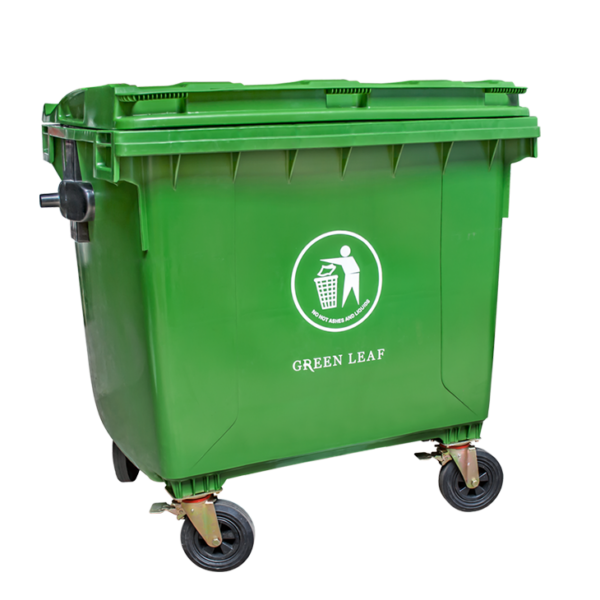 TEMPAT SAMPAH SUPER JUMBO 1100 LITER GREEN LEAF BIO DUSTBIN TIPE 2307 TP (TANPA PIJAKAN): Solusi Tempat Sampah Industri Berkapasitas Ekstra Besar untuk Pengelolaan Sampah yang Efisien
