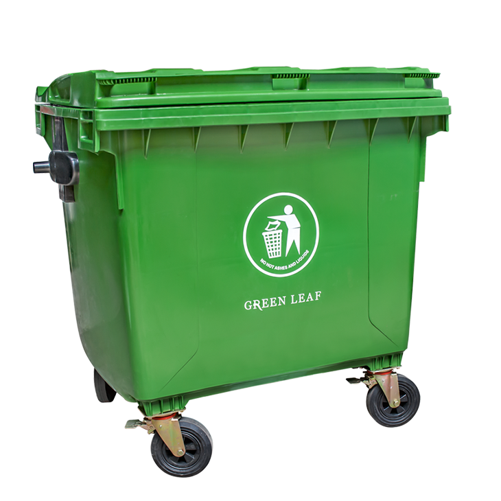 TEMPAT SAMPAH SUPER JUMBO 1100 LITER GREEN LEAF BIO DUSTBIN TIPE 2307 TP (TANPA PIJAKAN): Solusi Tempat Sampah Industri Berkapasitas Ekstra Besar untuk Pengelolaan Sampah yang Efisien
