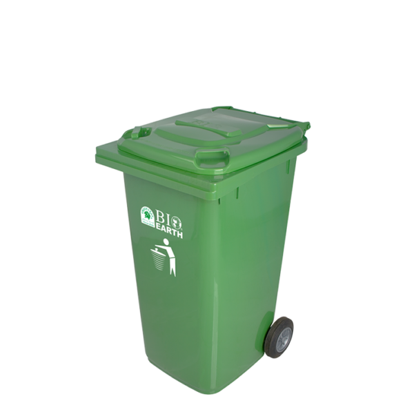 TONG SAMPAH BESAR PLASTIK 240 LITER GREEN LEAF BIO DUSTBIN TIPE 2024 TONG SAMPAH BESAR PLASTIK 240 LITER GREEN LEAF BIO DUSTBIN TIPE 2024: Solusi Tempat Sampah Industri Berkapasitas Besar yang Kokoh, Higienis, dan Mudah Dipindahkan